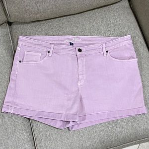 Baby Pink Midi Shorts